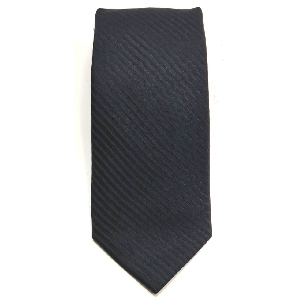 John Bartlett Statements 100% Silk Tie Black Classic Neck Tie 58"